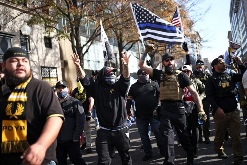 Million MAGA March: Thousands of pro-Trump protesters rally in Washington DC