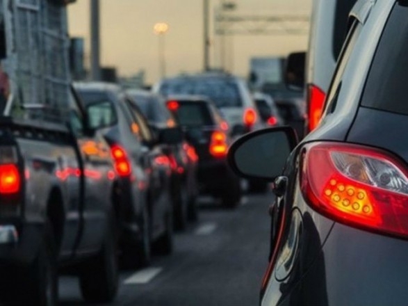 Morning Traffic Jams at The Entrances of Kyiv