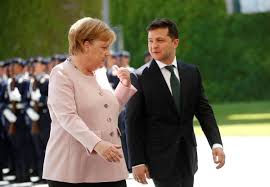 Zelensky is in talks with Merkel to discuss the Normandy formula