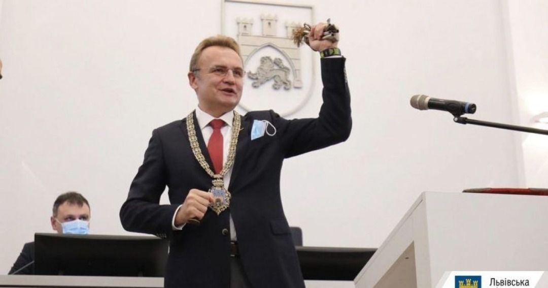 Sadovyi Takes the Oath of the Mayor