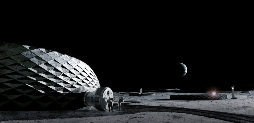 A Lunar Base from NASA by Using a 3D Printer!