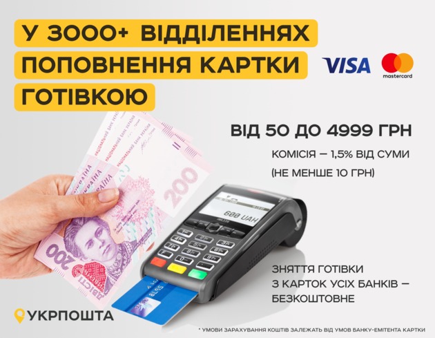 Replenishing Bank Cards at the Post Office for Ukrainians!