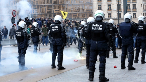 Rally and Clashes in Brussels!