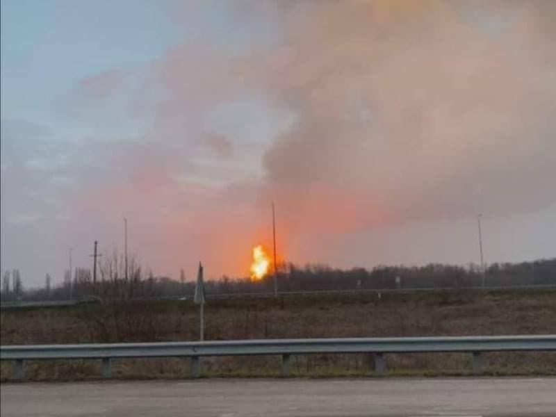 The Gas Pipeline Near Lubny Still Under Repair After the Explosion