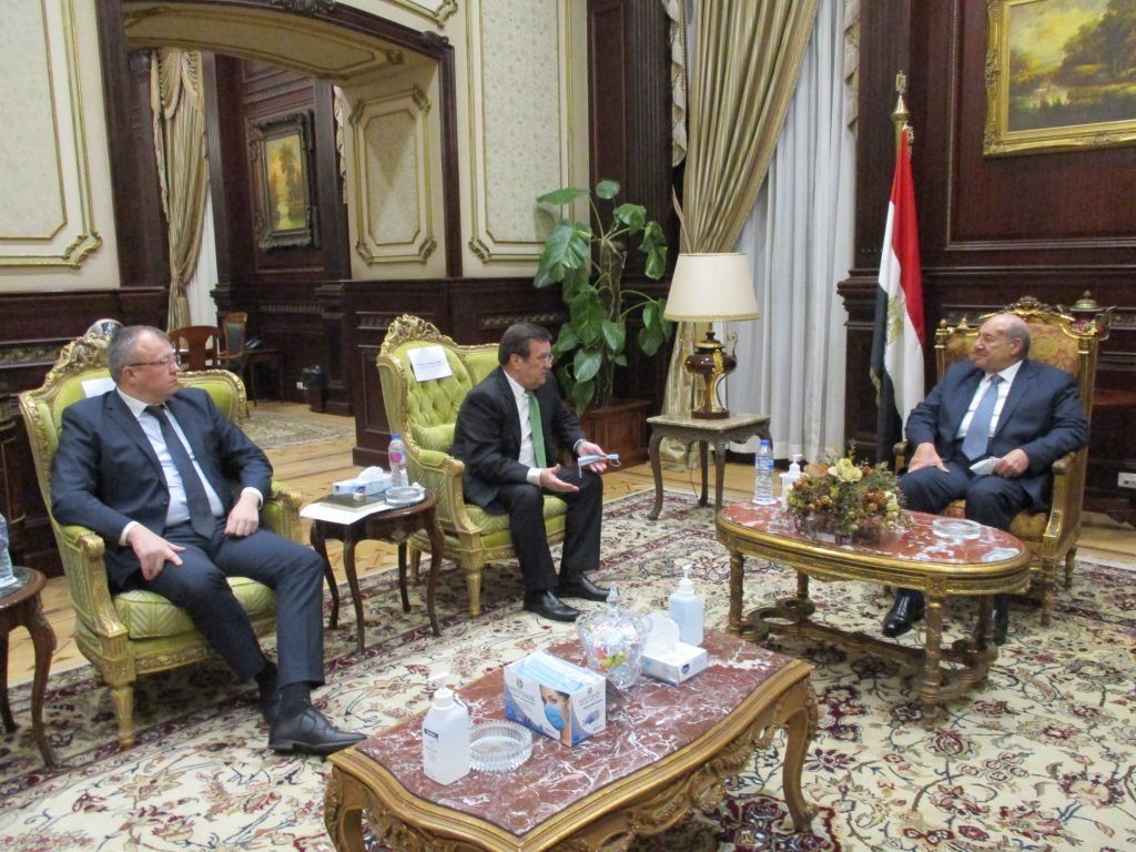 The Ukrainian Ambassador to Egypt Meets with the Head of the Egyptian Senate!
