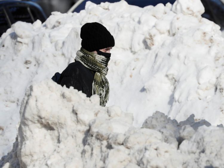 Half of Ukraine Was Dusted with Snow Today