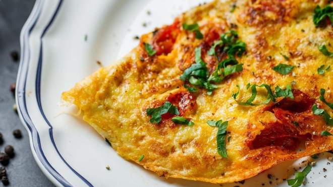 Tomato and Basil Omelette, a Homemade Recipe!