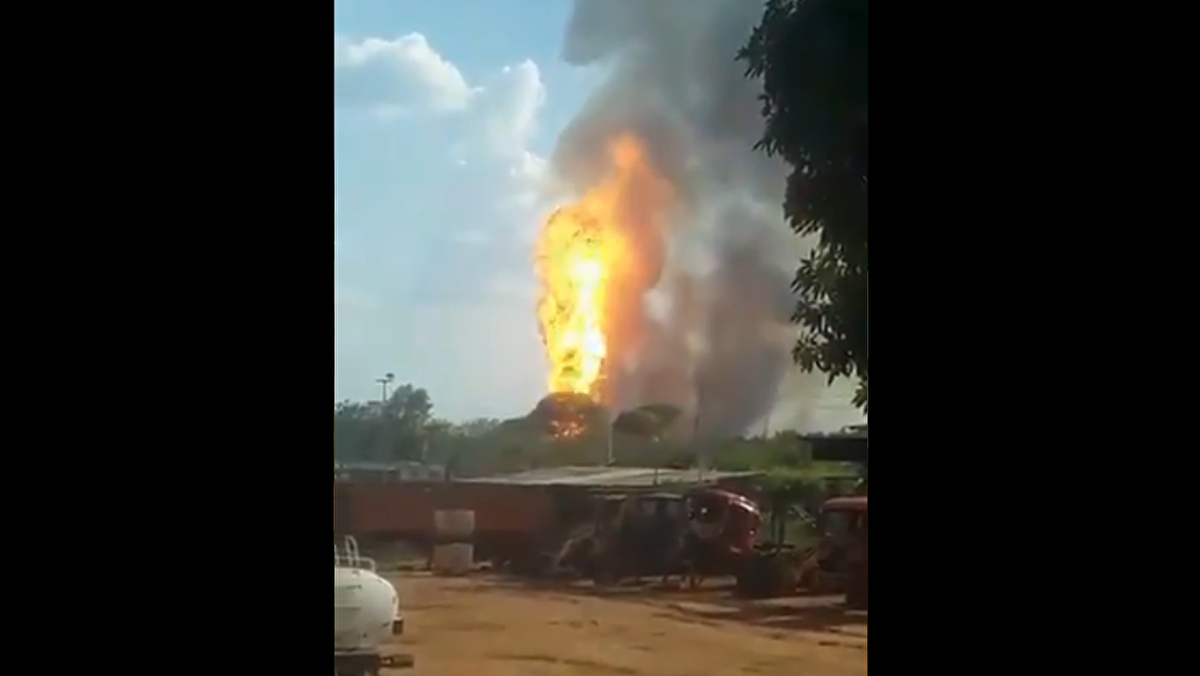 A Terrorist Attack at the Plant of a Venezuelan Oil and Gas Company