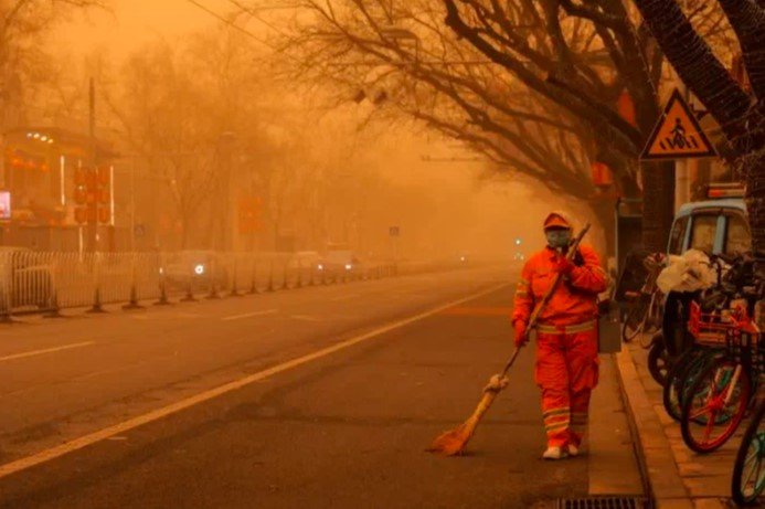 Beijing Is Covered With a Sand