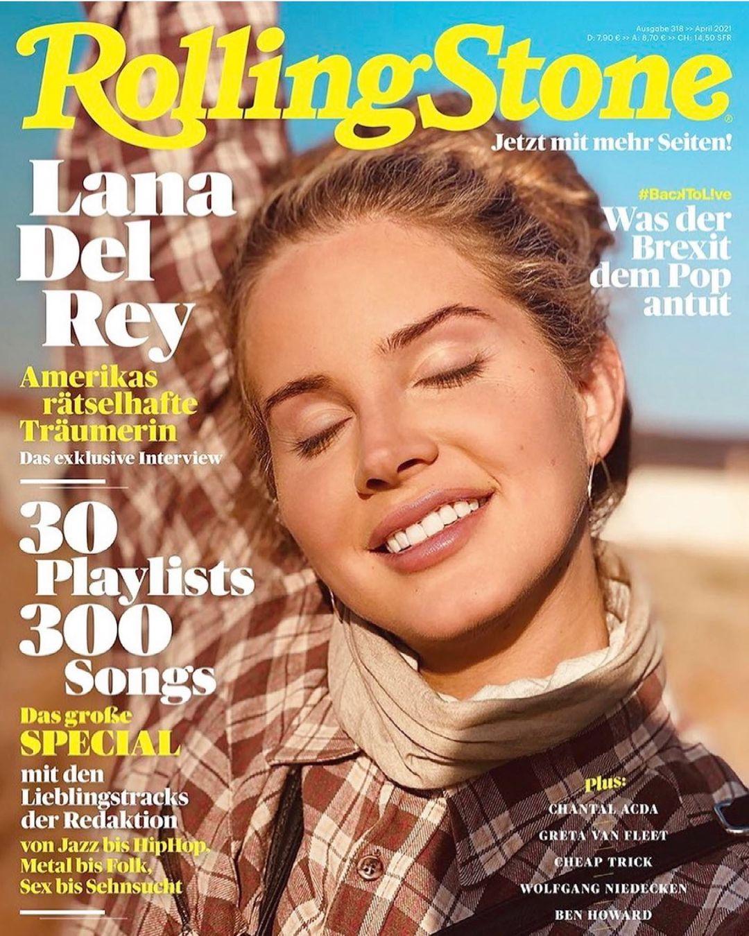 Lana Del Rey Decorates the Cover of Rolling Stone