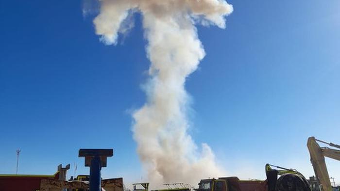 A Powerful Explosion at an Explosives Plant in Chile