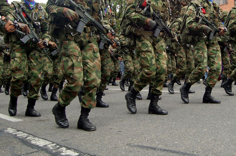 A Venezuelan Military Unit on the Border with Colombia