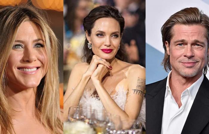 Aniston Supports Brad Pitt During the Divorce Process with Jolie