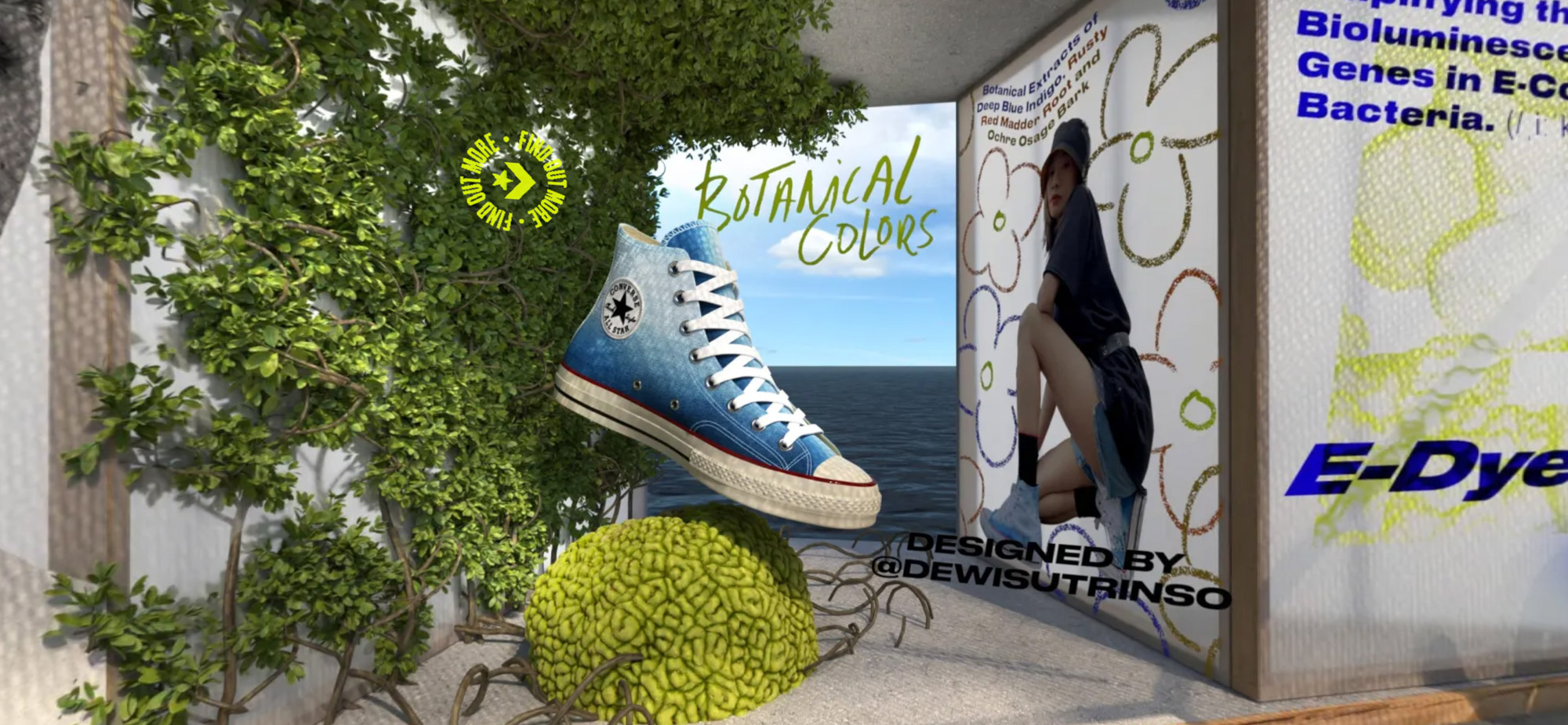 Converse Opens a Virtual Shoe Store on the Island of Garbage