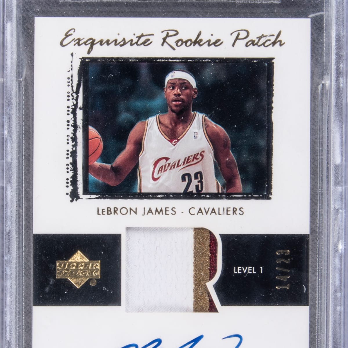 Selling LeBron James Autographed Card at Auction