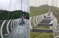 A Glass Bridge Collapses in China