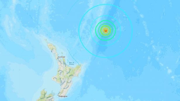A Powerful Earthquake Occurred in the Pacific Ocean