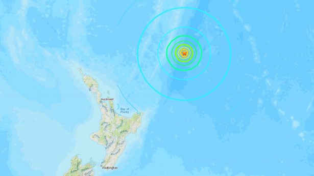 A Powerful Earthquake Occurred in the Pacific Ocean