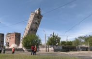 Blowing up the Tower of an Abandoned Elevator in Kharkiv