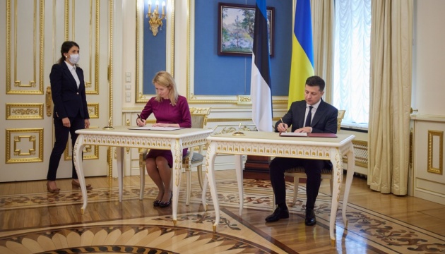 Zelensky and Kallas Release a Statement Affirming Estonia's Support for Ukraine