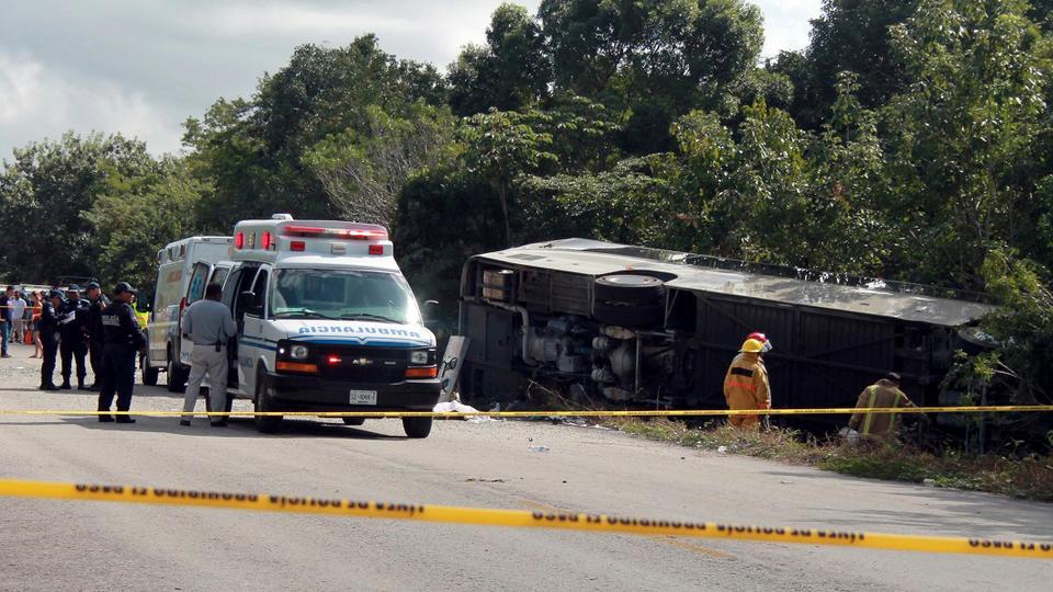 A Passenger Bus Crashed in Mexico Killing 12 People