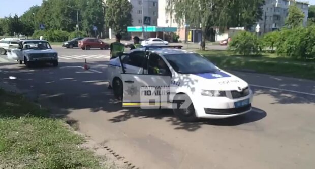 A Passenger Car Hit a Woman at a Speed in Kharkiv