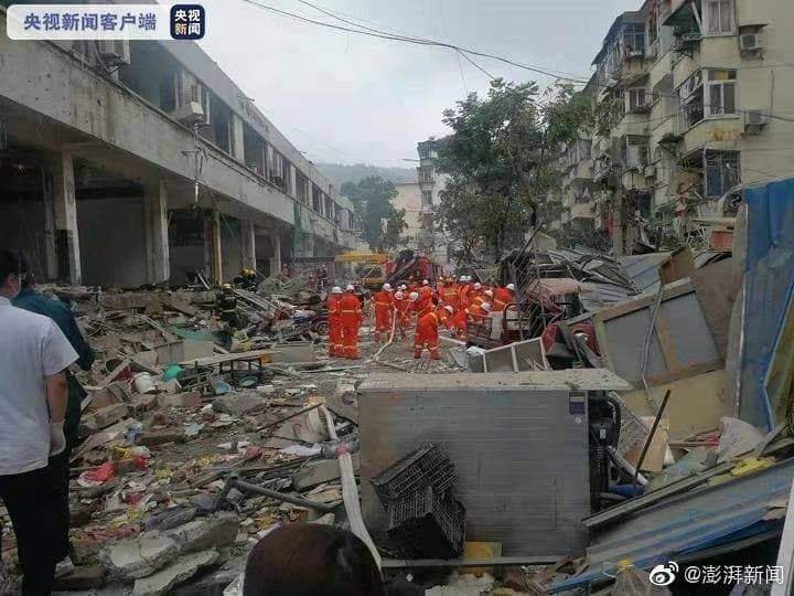 An Explosion at a Market Killed 11 People in China
