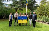 Embassy of Ukraine in Spain Joins Cym Jubilee Flag International Relay