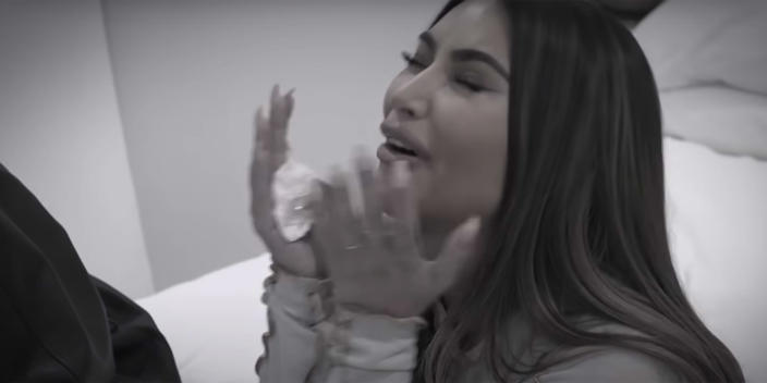 Kim Kardashian Cries Over the Break with Kanye West