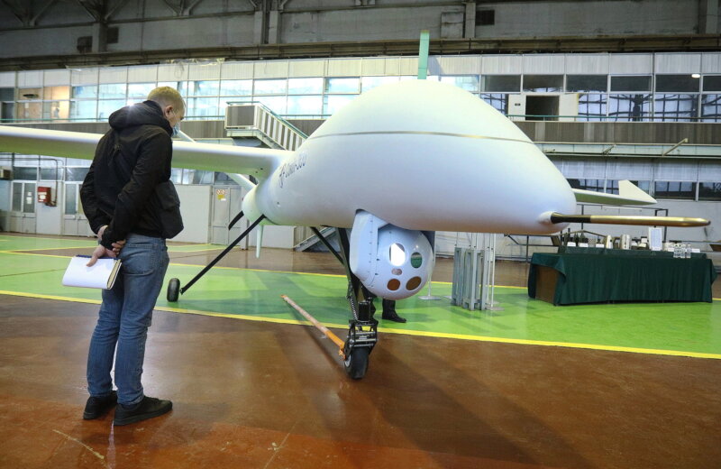 Launching the Ukrainian Sokil-300 Combat Drone in 2022