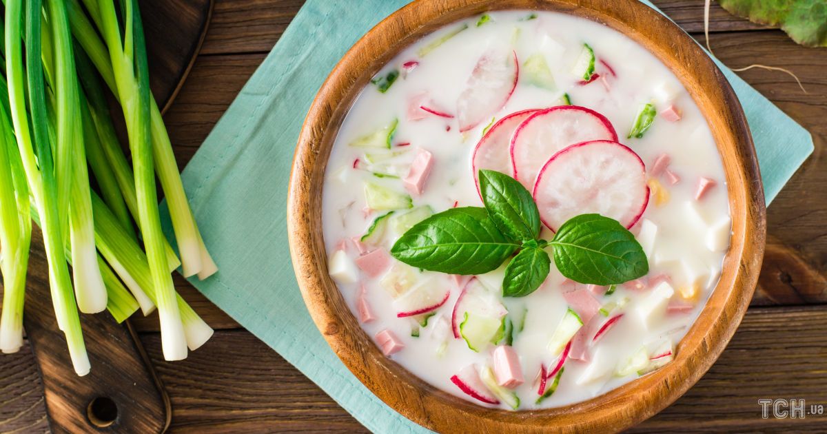 The Classic Recipe of Okroshka with Kefir