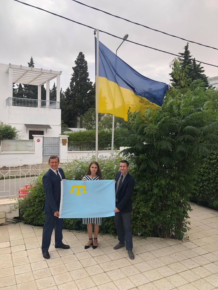 The Ukrainian Embassy in Tunisia Celebrates the Tatar Flag Day