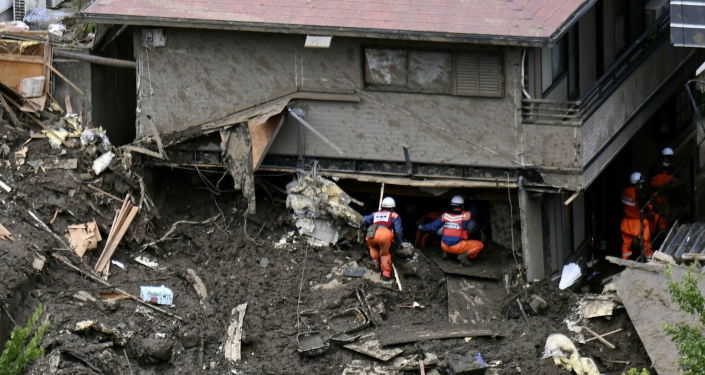 A Powerful Landslide in Japan Led to 15 Victims