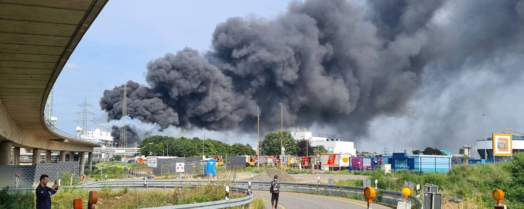 An Explosion in an Industrial Park in Germany