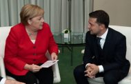 Business Dinner Between Zelensky and Merkel in Berlin