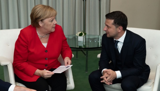 Business Dinner Between Zelensky and Merkel in Berlin