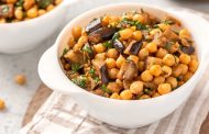 Eggplant and Bean Salad