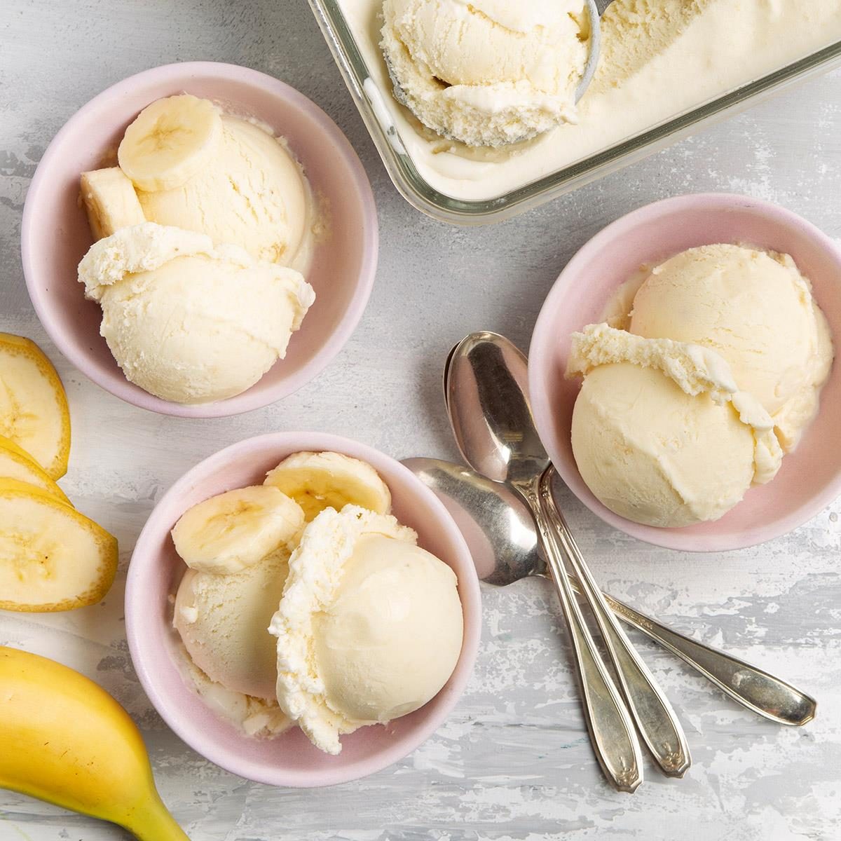 Homemade Banana Ice Cream, a Step-By-Step Recipe