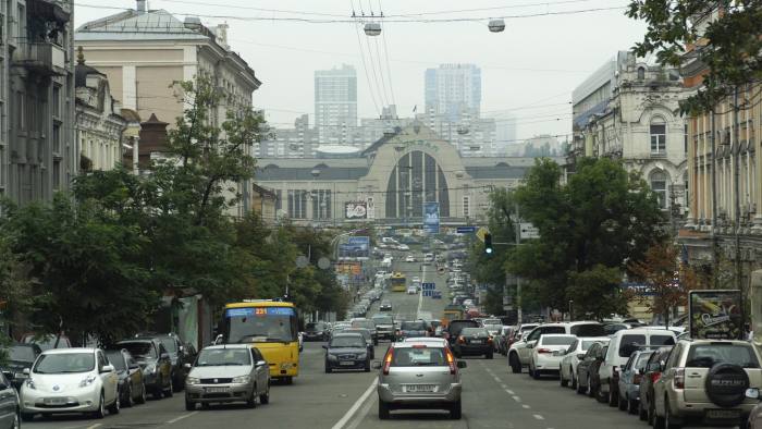 In the Center of Kyiv, the Speed of Traffic WAS Limited