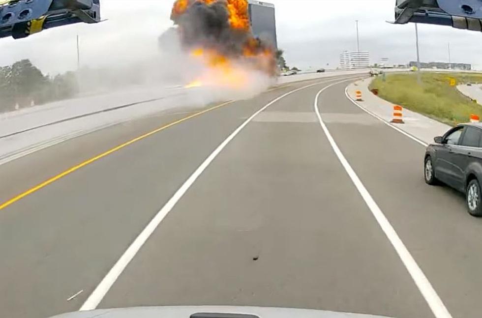 In the United States, a Fuel Truck Exploded on the Highway