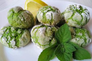 Summer and Refreshing Mint Cookies for Tea