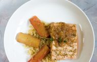 The Delicious Baked Salmon With Rhubarb