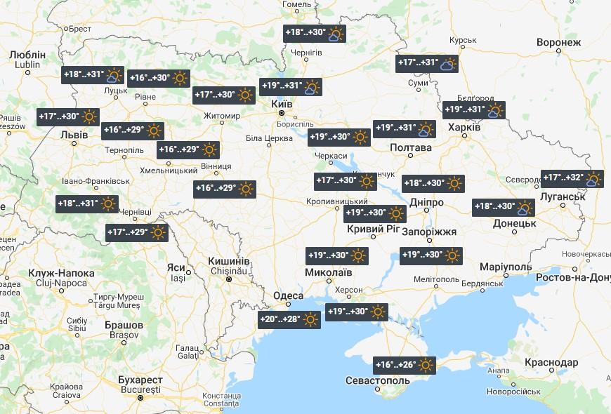 The Heat Will Intensify in Ukraine for July 9