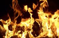 A Fire Broke Out in a House in the Obolonskyi District in Kyiv