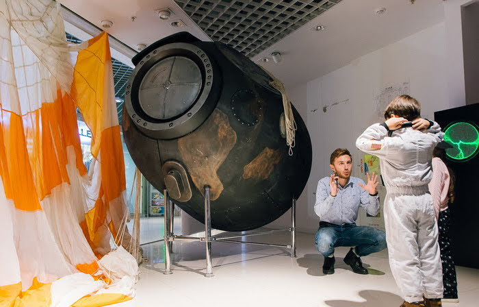 A Space Exhibition With Simulators and Spacesuits Opened in Odessa