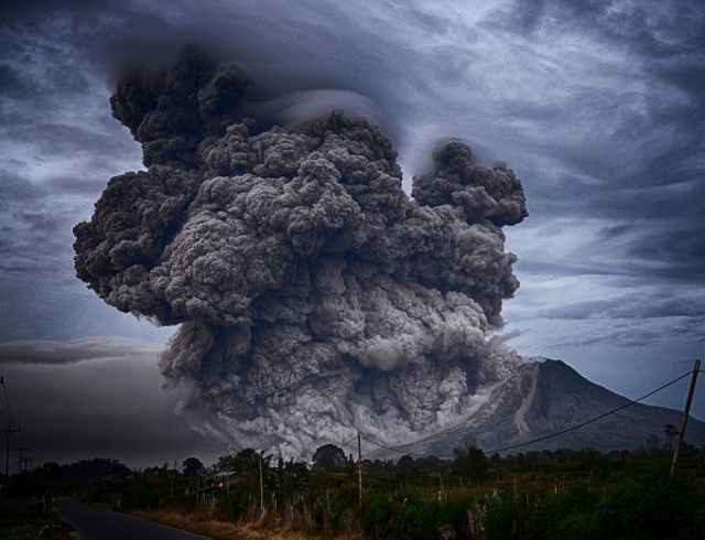 A Volcanic Eruption Occurred in Southwestern Japan