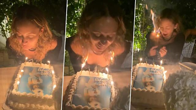 Actress Nicole Richie Almost Burned Alive on Her Birthday