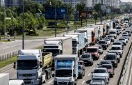 Friday Morning: Traffic Complications in Kyiv