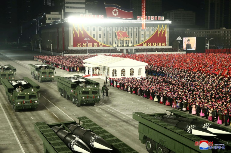 Kim Jong-Un Held a Military Parade in the Middle of the Night