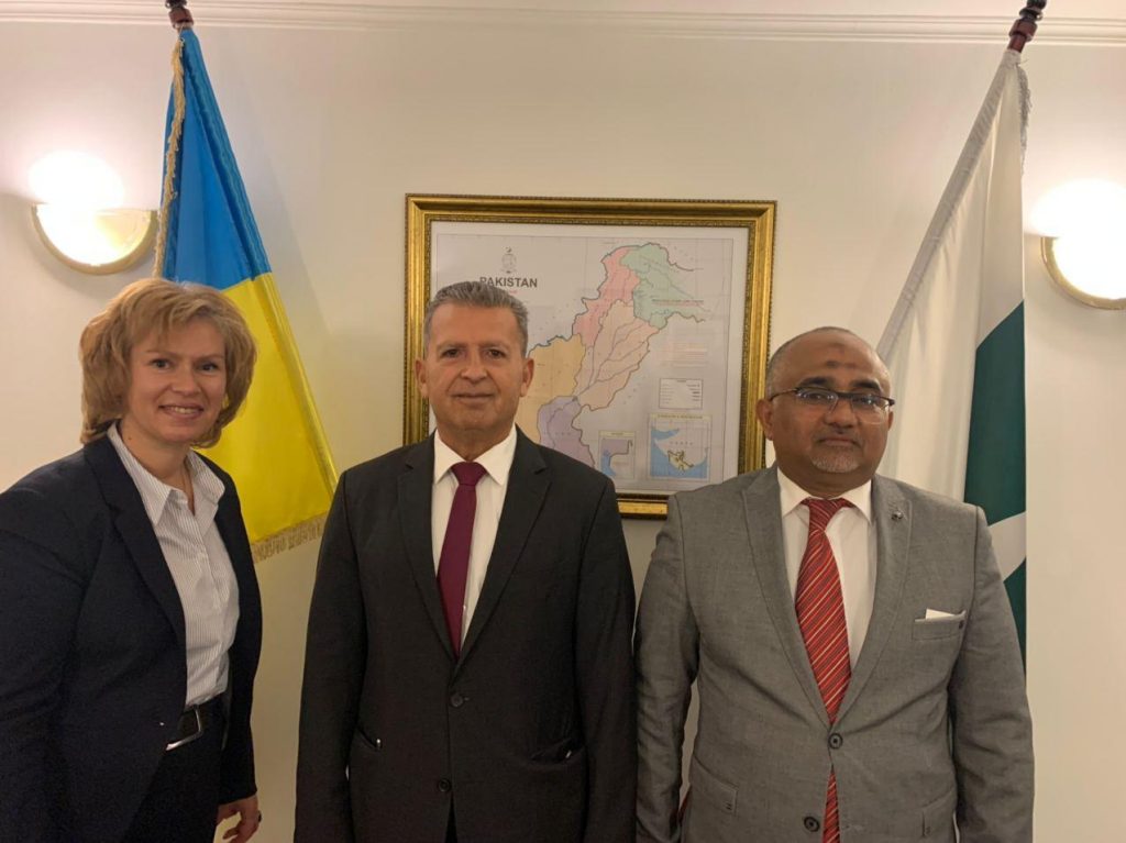 President of the Ukrainian-Arab Association of Businessmen and Investors Meets the Pakistani Ambassador to Ukraine